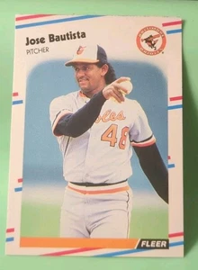 1988 Fleer Update - Jose Bautista #U-1 (RC) - Baltimore Orioles  - Picture 1 of 2