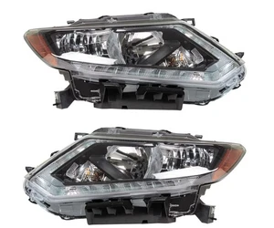 For Nissan Rogue 2014 2015 2016 TYC Halogen Headlights SET with Bulbs Pair, CAPA - Picture 1 of 9
