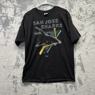 Camisa De Colección San Jose Sharks Para Hombres Grande Hecha para Principiantes EE. UU. Puntada Única NHL Foto 1 de 4