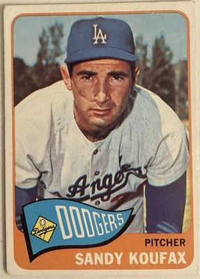 Sandy Koufax 1965 Topps #300 Foto 1 de 3
