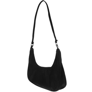 1pc Portable Fashion Armpit Bag Woman Hand Bag Stylish Shoulder Pouch (Black) - Picture 1 of 12