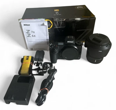 Nikon Z7 II + Z 24-70mm f/4 S Systemkamera Set 8.084 Auslösungen MwSt OVP - Bild 1 von 4