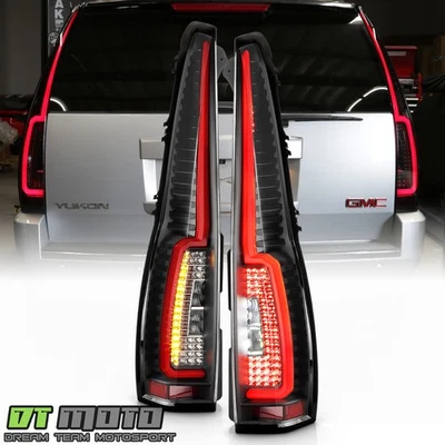 For 2007-2014 Chevy Suburban Tahoe GMC Yukon XL Full LED Tail Lights Left+Right - Image 1 of 4