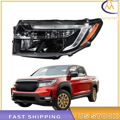 Farol para 2021-2025 Honda Ridgeline com plugue de 5 pinos LED driver lado esquerdo - Imagem 1 de 4
