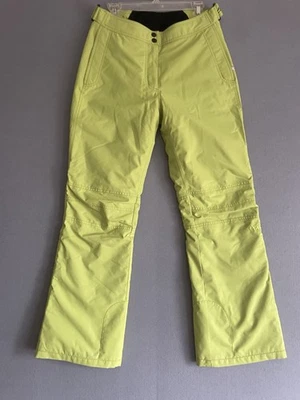 Pantalones de esquí para nieve Marker para mujer 8 verde lima cintura ajustable aislados grandes Foto 1 de 4