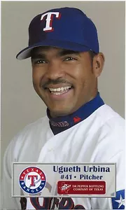 2003 Texas Rangers Dr. Pepper #32 Ugueth Urbina SGA - Foto 1 di 1