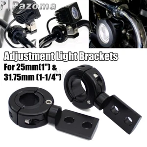 Universal For 1-1/4" & 7/8" Bars Motorcycle Mounting Spotlight Bracket Spacers - Picture 1 of 12