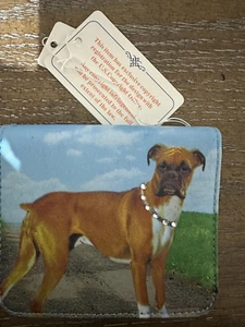 Mini Billetera Boxer Cachorro Perro Joyería Colección Flor Cachorro Billetera - Imagen 1 de 13