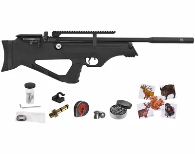 Hatsan FlashPup Synthetic QE .177 Cal Air Rifle with Pellets and Targets Bundle - Image 1 of 4