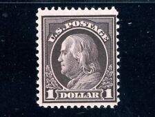 USAstamps Unused FVF US 1915 $1 Franklin Scott 423 OG MVLH SCV $475+