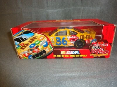 NASCAR Racing Champions 1:24 Ernie Irvan #36 M&M's Diecast Stock Car Replica - Image 1 of 2