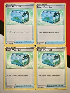 Fresh Water Set Trainer 139/172 Brilliant Stars x4 Pokemon Playset 4x PACK FRESH - Bild 1 von 1