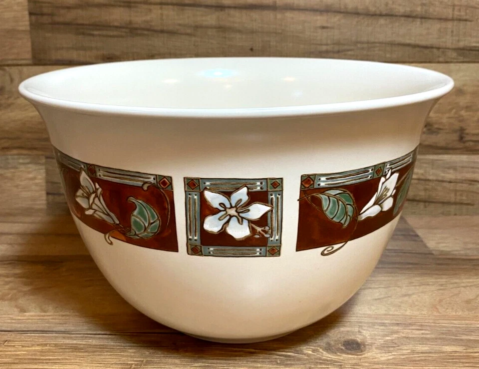 PFALTZGRAFF - MISSION FLOWER - LARGEST - 10.5" X 6.5" - MIXING SERVING BOWL - Image 1 of 4
