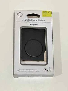 PopSockets Magnetic MagSafe PopWallet+ Phone Wallet & Grip for iPhone - Black - Photo 1 sur 1