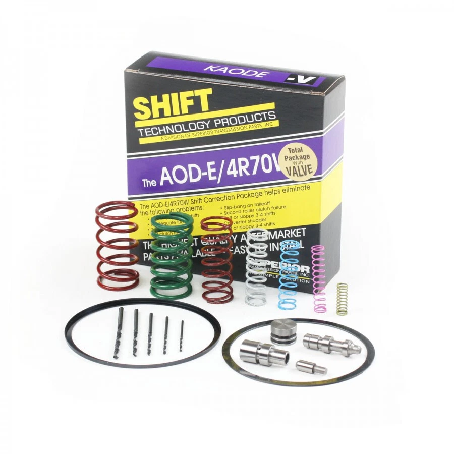 AODE 4R70W 4R75 Ford Valve Body Shift Correction Kit 1992-on Superior KAOD-E-V - Image 1 of 3