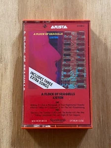 A Flock of Seagulls - Listen Cassette Tape 1983 Arista Records 80s Synth Alt Vtg - Picture 1 of 7