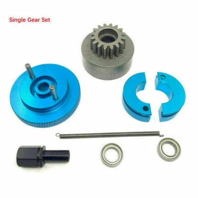 For RC 1/10 HSP Oil Truck Crawler Buggy Metal Clutch Bell 16T Gear Flywheel Set - Image 1 of 3