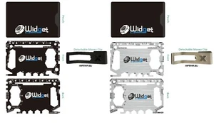 Herramienta de bolsillo de supervivencia multipropósito 43 en 1 - tamaño tarjeta de crédito multiherramienta Widget - Imagen 1 de 14
