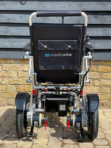 New Mobility Extra Folding Electric Powered Wheelchair - Portable Lightweight 