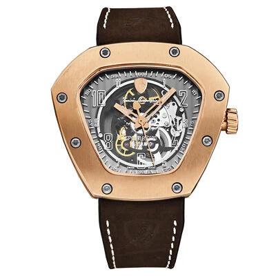 Tonino Lamborghini Men's 'SPYDERLEGGERO' Skeleton Dial Automatic Watch TLF-T06-5 - Image 1 of 4