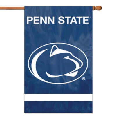 Penn State Nittany Lions Casa Bandera Exterior DOBLE CARA Bordada Foto 1 de 2