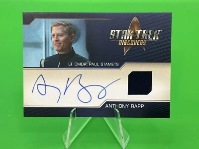 💫2024 Star Trek Discovery Season 5 Anthony Rapp as Lt.Cmdr.Paul Stamets Auto!💫 - Image 1 of 4