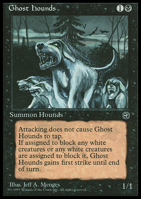 Magic the Gathering MTG Ghost Hounds (49) Homelands   LP - Image 1 of 1