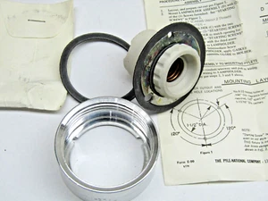 Pyle National PON-5 OnLite Light Fixture Lamp Holder + Globe Mount Body - Picture 1 of 4