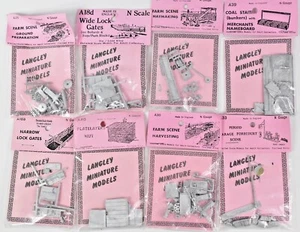 LANGLEY MINIATURE MODEL KITS N GAUGE A28 A18D A31 A39 A18A A40 A30 A33