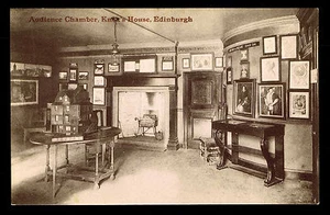 CÁMARA DE AUDIENCIAS - CASA DE JOHN KNOX - EDIMBURGO - TARJETA POSTAL SIN USAR (ESP#1138) - Imagen 1 de 2