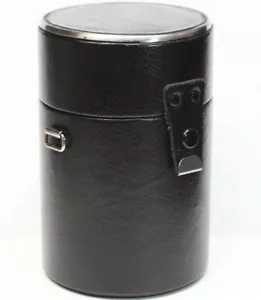 Vintage Hard Lens Case 5" For Soligor Vivitar Tokina Fuji Telephoto Zoom Lenses - Picture 1 of 6