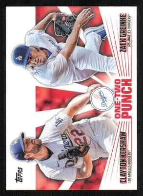 2023 Topps One Two Punch #12P19 Zack Greinke/Clayton Kershaw - Image 1 of 2