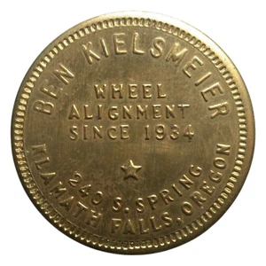 Klamath Falls, OR Ben Kielsmeier G/F $1.00 in Trade Token - Afbeelding 1 van 2