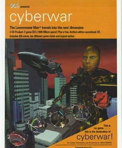 Cyberwar Print Ad/Poster Art PC Big Box - Picture 1 of 2