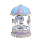 Toys for Girls Carousel Music Box Merry-Go-Round 3 LED Light Kids Baby Xmas Gift