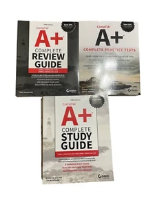 CompTIA A+ Study & Review Guide Practice Test Core 1 220-1101 & Core 2 220-1102 - Picture 1 of 2