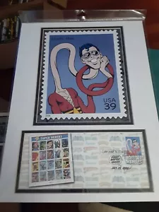 Plastic Man Super Heroes Photo/cover USPS Official License Retail Product - RARE - Picture 1 of 3