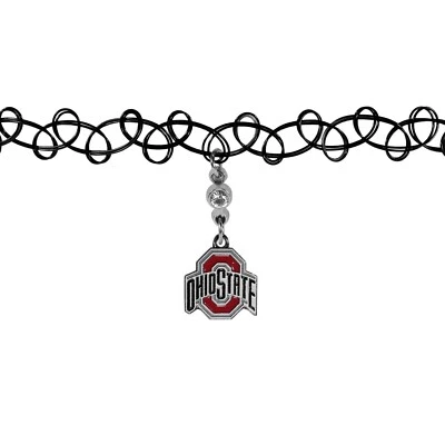 Ohio State Buckeyes Knotted Choker Necklace (NCAA) Licensed Jewelry - Image 1 of 2