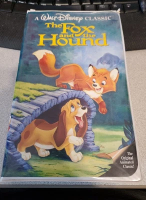 Rare Vintage The Fox and the Hound (VHS, 1994) Black Diamond - Image 1 of 4