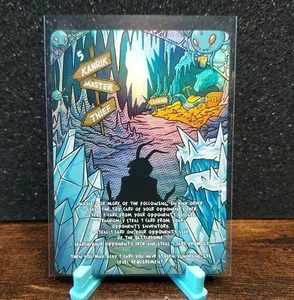 Neopets Battledome TCG Obelisk Alt Art / Album Parody SR* Kanrik, Master Thief - Picture 1 of 2