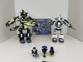 Lego Ninjago Titan Mech Battle (70737) 98% complete. With minifigs 