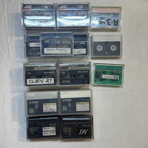 Lot of 30 Mini DV Tapes JVC  Fujifilm TDK Maxell Sony 60 Min Tapes - Picture 1 of 1