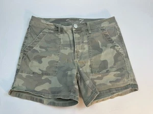 SEVEN 7 UTILITY SHORTS CAMO PRINT FRONT POCKETS SOFT TOUCH TWILL SIZE 8 - Picture 1 of 9