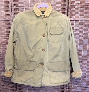 Vintage LL Bean 1930's Canvas Chore Barn Jacket Black Tag Military RARE!!! - Bild 1 von 20