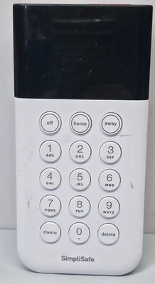 Sistema de seguridad para el hogar SimpliSafe teclado SSKP3 control remoto con montaje en pared Foto 1 de 3