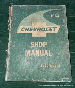 63 MANUAL DE SERVICIO CHEVY CAR SHOP - Imagen 1 de 3