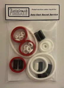 1988 Data East Secret Service Pinball Machine Rubber Ring Kit - Picture 1 of 3