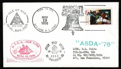 US 1976 ASDA Jeresy Post Office First day cover - Image 1 of 3