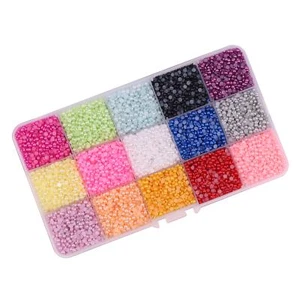 10000Pcs 4mm Imitation Pearls Half Round Flat Back Gem Mixed 15 Colors Caboch... - Picture 1 of 4