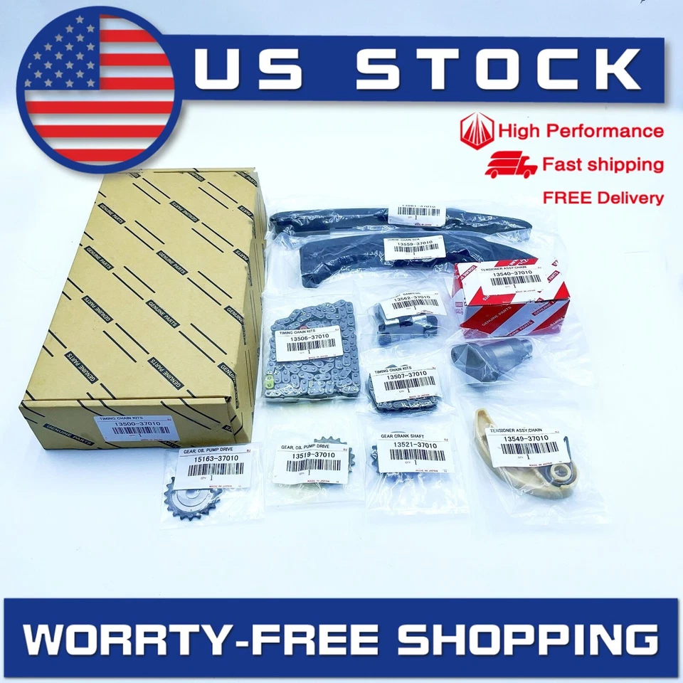 OEM Timing Chain kit For 2009-2015 Toyota Corolla Matrix Prius 1.8L L4 2ZRFE Foto 1 de 4